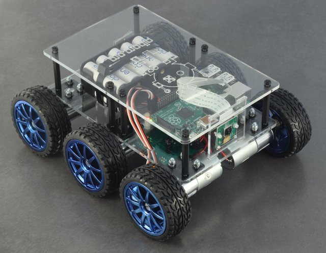PiBorg DiddyBorg Clear Raspberry Pi Robot front 1440.JPG